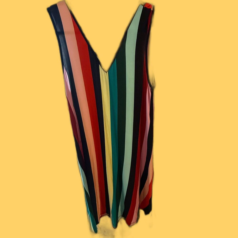 Suspense Striped Dress Pet. XL New With Tags